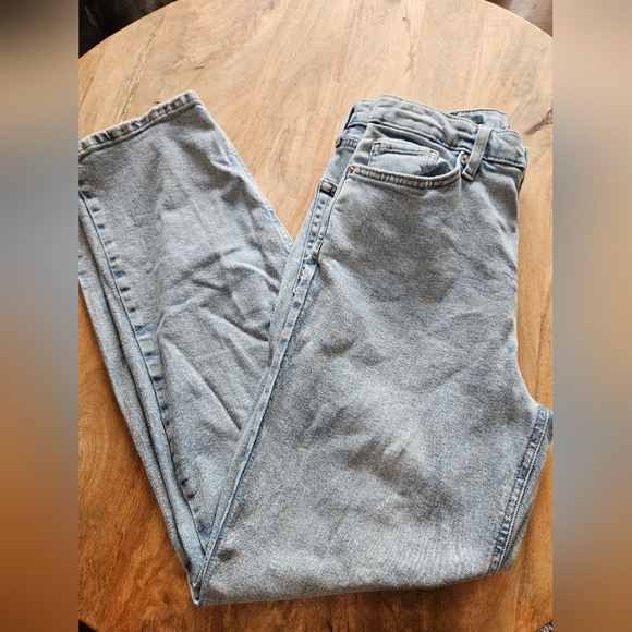 Wild Fable Distressed Light Denim Straight Jeans - Picture 3 of 7